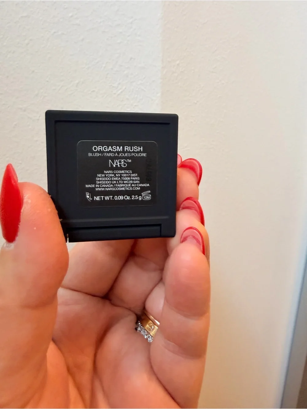 NARS Mini •Orgasm Rush• Blush Compact BNIB .09oz/2.5g